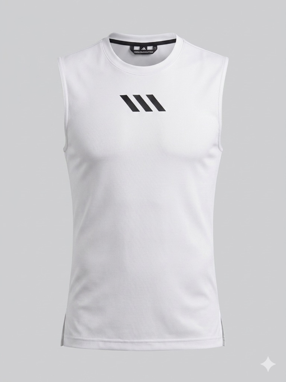 Adidas White Basket Ball Dri Fit Tank top Ptp 24” A0145